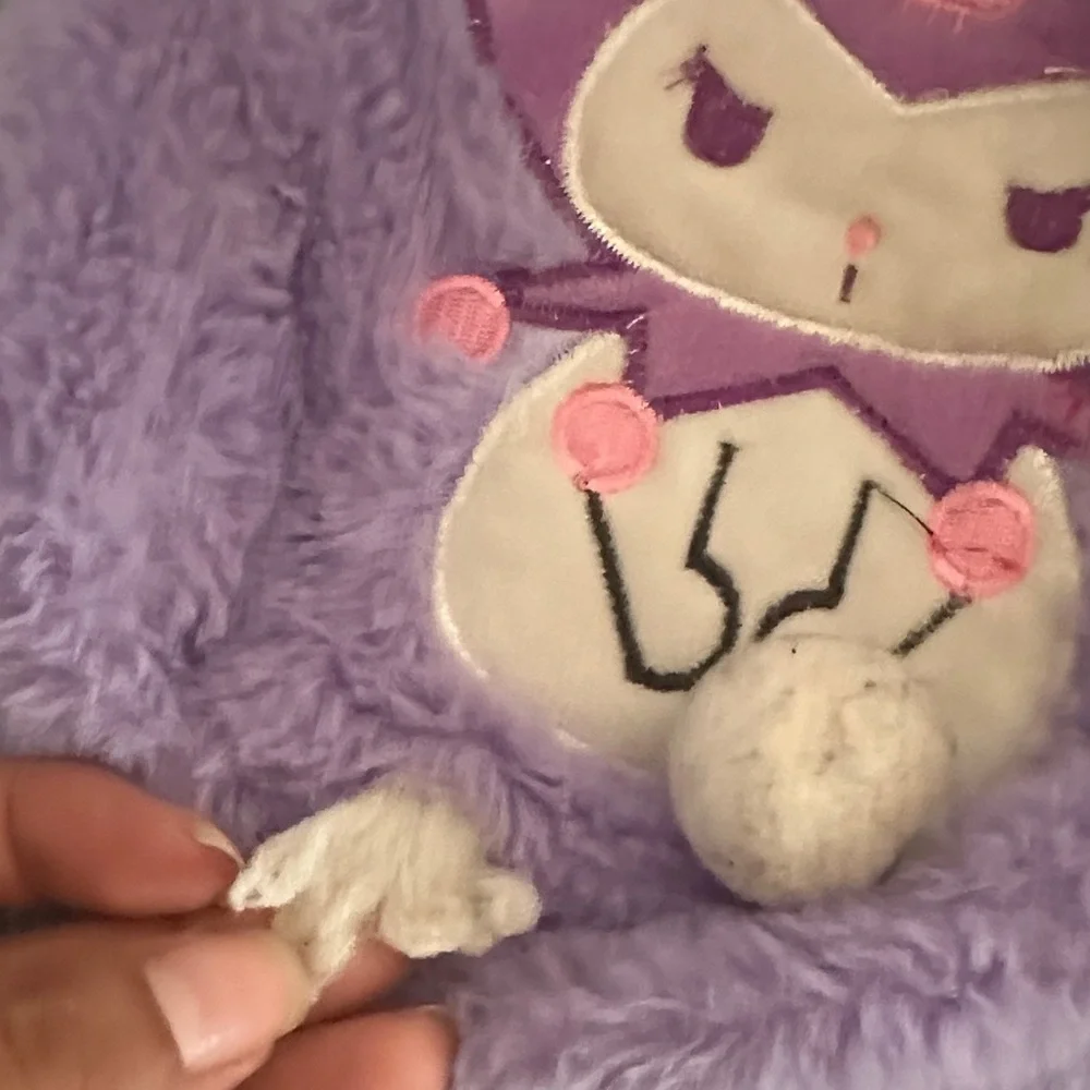 purple plush crossbody 💕 3x15$